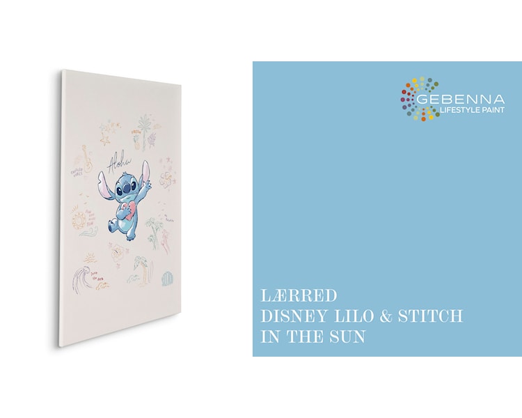 Lærred Disney Lilo og Stitch In the sun